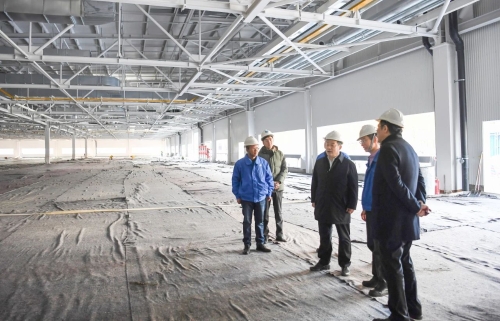 包華調(diào)研上汽通用東岳基地 聚焦建設(shè)工程施工，助力產(chǎn)業(yè)升級(jí)